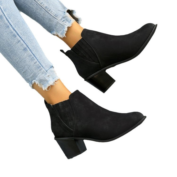 Bottine Femme Paco Similicuir Boots