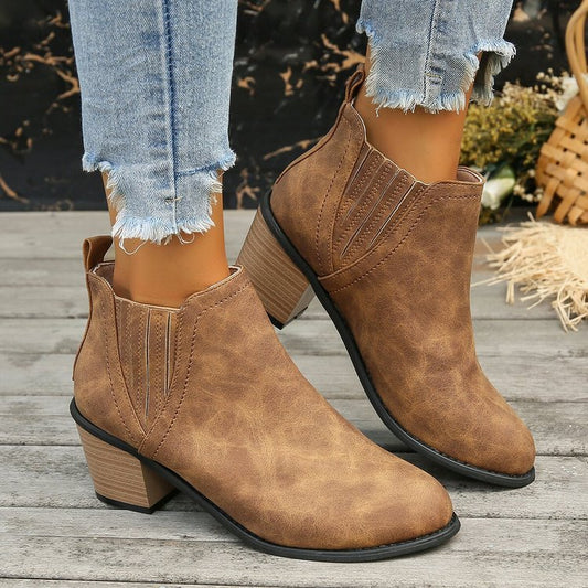 Bottine Femme Paco Similicuir Boots